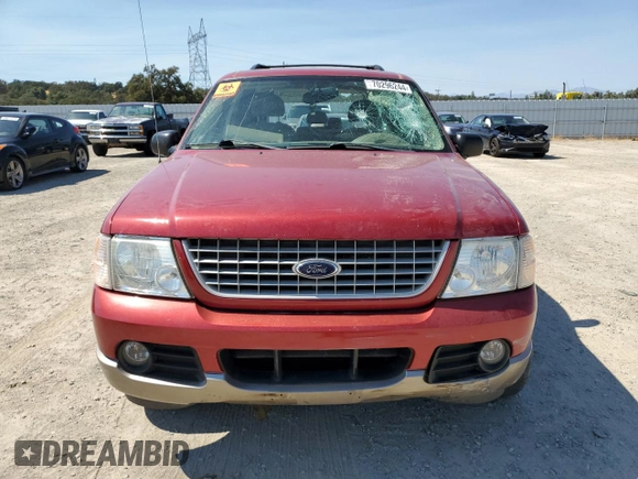 2004 Ford Explorer Eddie Bauer with VIN 1FMZU74E24ZA97712, listed as a Copart auction lot 70296244 with Not provided miles and Salvage title. Bid and sale history available at DreamBid. Image 5.