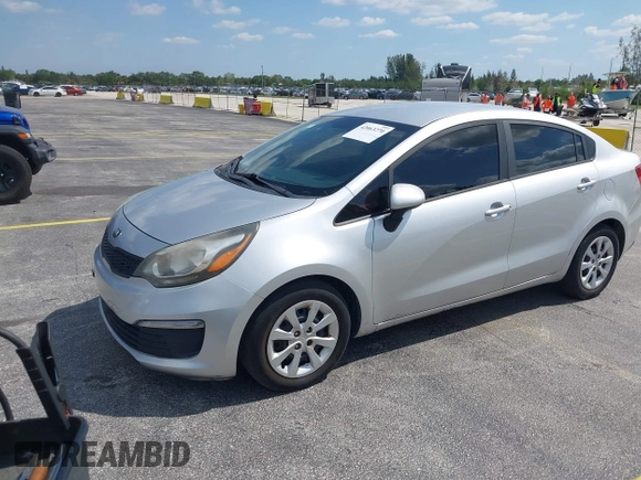2017 Kia Rio LX with VIN KNADM4A32H6044013, listed as a IAAI auction lot 42063270 with 138,419 mi miles. Bid and sale history available at carsss.com. Image 2.