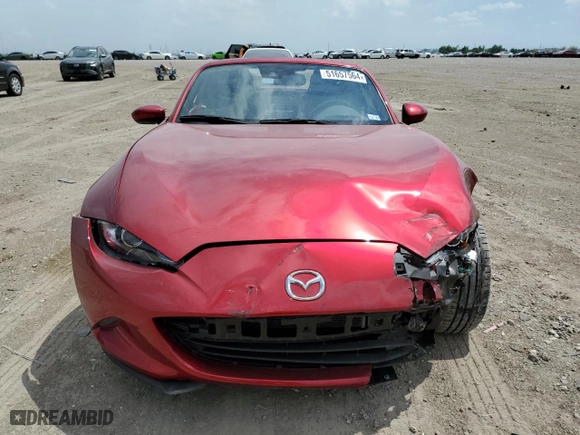 2023 Mazda MX-5 Miata RF Grand Touring with VIN JM1NDAM75P0550618, listed as a Copart auction lot 51657564 with 12,959 mi miles and Salvage Title. Bid and sale history available at carsss.com. Image 5.