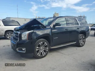 2019 GMC Yukon SLT with VIN 1GKS1BKC1KR155426, listed as a Copart auction lot 69498504 with 161,387 mi miles and Salvage Title. Bid and sale history available at carsss.com. Image 1.