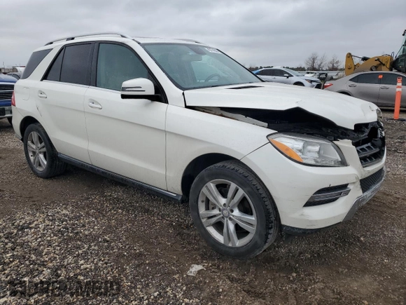 2013 Mercedes-Benz M 350 with VIN 4JGDA5JB5DA210357, listed as a Copart auction lot 45774645 with 186,550 mi miles and Salvage Title. Bid and sale history available at DreamBid. Image 4.