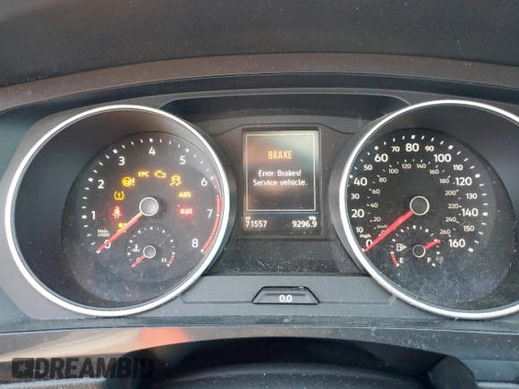 2020 Volkswagen Tiguan S with VIN 3VV1B7AX0LM037667, listed as a Copart auction lot 61649485 with 71,557 mi miles and Salvage title. Bid and sale history available at DreamBid. Image 9.