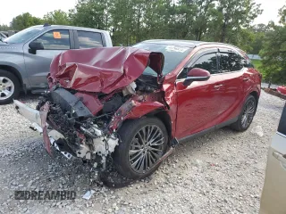 2023 Lexus RX with VIN 2T2BBMCA8PC006476, listed as a Copart auction lot 65296874 with 0 mi miles and Salvage Title. Bid and sale history available at carsss.com. Image 1.