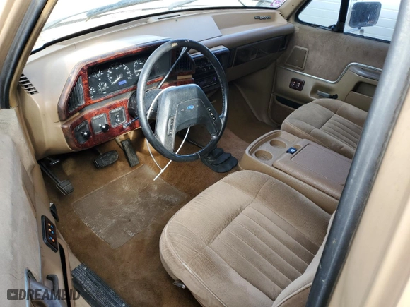 1987 Ford Bronco Custom with VIN 1FMEU15H6HLA11430, listed as a Copart auction lot 89069465 with 2,155 mi miles and Salvage Title. Bid and sale history available at carsss.com. Image 8.
