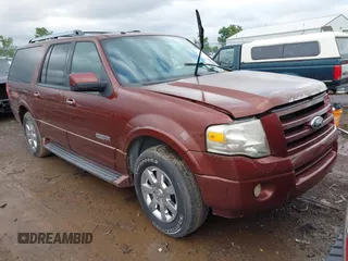 2007 Ford Expedition Max Limited z VIN 1FMFK20517LA25442, wystawiony jako IAAI lot #42319803 z przebiegiem 183 533 mil mil oraz . Historia ofert i sprzedaży dostępna na DreamBid. Obrazek 1.