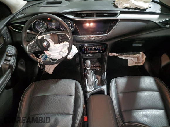 2021 Buick Encore GX Essence with VIN KL4MMFSL0MB089668, listed as a Copart auction lot 44696765 with 47,859 mi miles and Salvage title. Bid and sale history available at DreamBid. Image 8.