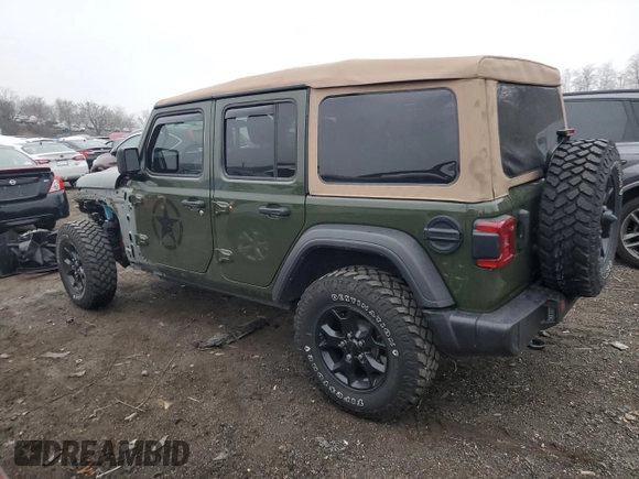 2023 Jeep Wrangler Sport S with VIN 1C4HJXDG1PW504242, listed as a Copart auction lot 83772924 with 29,237 mi miles and Salvage Title. Bid and sale history available at DreamBid. Image 2.