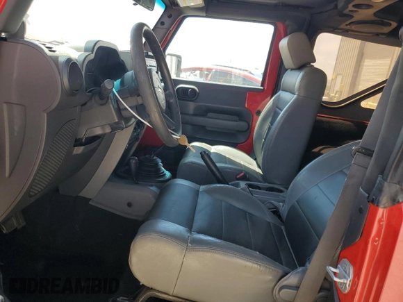 2007 Jeep Wrangler X with VIN 1J4FA241X7L111017, listed as a Copart auction lot 58871815 with 118,566 mi miles and Salvage title. Bid and sale history available at DreamBid. Image 7.