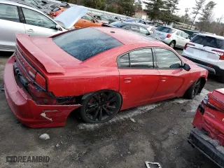 2012 Dodge Charger SRT8 with VIN 2C3CDXEJ6CH185686, listed as a Copart auction lot 41735455 with 185,073 mi miles and Salvage Title. Bid and sale history available at carsss.com. Image 3.