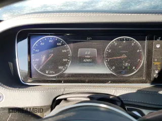 2015 Mercedes-Benz S-Class S 550 with VIN WDDUG8FB8FA085909, listed as a Copart auction lot 80838394 with 62,601 mi miles and Salvage Title. Bid and sale history available at carsss.com. Image 9.