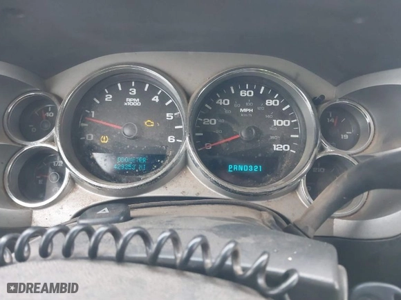 2007 Chevrolet Silverado 1500 LTZ with VIN 1GCEK19017Z550550, listed as a IAAI auction lot 41380834 with 429,353 mi miles. Bid and sale history available at carsss.com. Image 7.