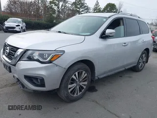2018 Nissan Pathfinder SL with VIN 5N1DR2MM1JC675383, listed as a IAAI auction lot 41412784 with 115,657 mi miles and . Bid and sale history available at DreamBid. Image 19.