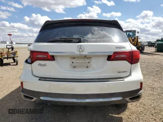 2017 Acura MDX Advance with VIN 5FRYD4H85HB004355, listed as a Copart auction lot 53860985 with 68,241 mi miles and Salvage title. Bid and sale history available at DreamBid. Image 6.