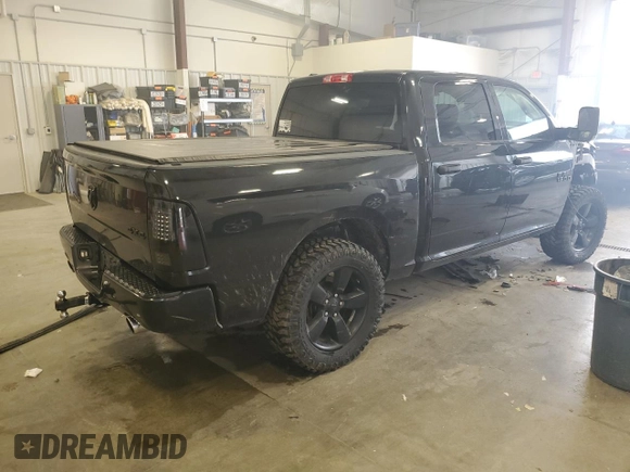 2017 Ram 1500 Express with VIN 1C6RR7KT5HS591303, listed as a Copart auction lot 54698035 with 91,377 mi miles and Non repairable. Bid and sale history available at DreamBid. Image 3.