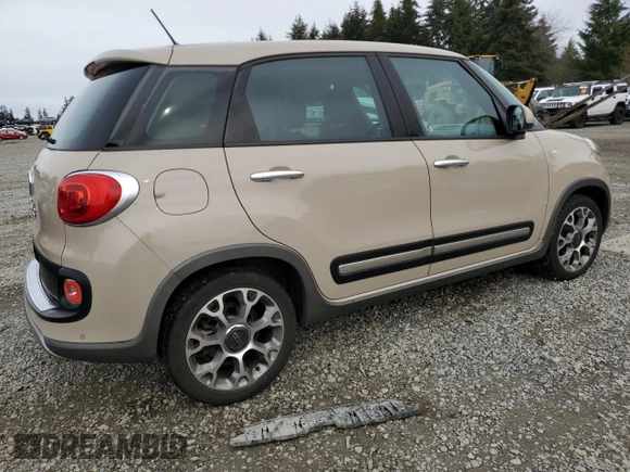 2014 FIAT 500L Trekking with VIN ZFBCFADH3EZ018502, listed as a Copart auction lot 48713985 with 63,939 mi miles and Clean Title. Bid and sale history available at DreamBid. Image 3.