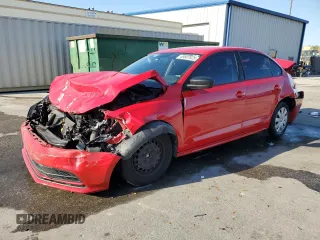 2015 Volkswagen Jetta S with VIN 3VW2K7AJ6FM273689, listed as a Copart auction lot 49807825 with 124,701 mi miles and Salvage title. Bid and sale history available at DreamBid. Image 1.