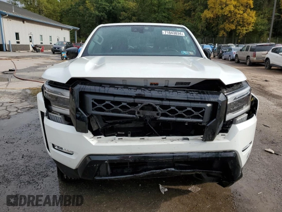 2023 Nissan Frontier SV with VIN 1N6ED1EK2PN662733, listed as a Copart auction lot 71843834 with 31,652 mi miles and Salvage Title. Bid and sale history available at carsss.com. Image 5.