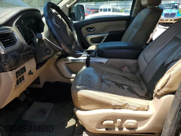 2016 Nissan Titan Platinum Reserve with VIN 1N6BA1F48GN513710, listed as a Copart auction lot 61187715 with 291,548 mi miles and Clean title. Bid and sale history available at DreamBid. Image 7.