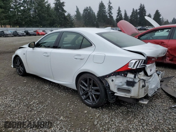2015 Lexus IS 350 with VIN JTHCE1D29F5006227, listed as a Copart auction lot 87866325 with 106,325 mi miles and Salvage title. Bid and sale history available at DreamBid. Image 2.