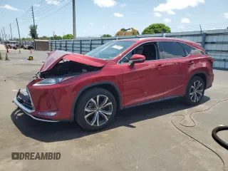 2022 Lexus RX 350L z VIN JTJHZKEA5N2026284, wystawiony jako Copart lot #58706035 z przebiegiem 26 597 mil mil oraz Szkoda całkowita • Salvage title. Historia ofert i sprzedaży dostępna na DreamBid. Obrazek 1.