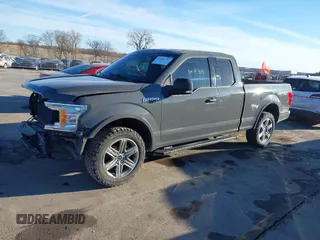 2018 Ford F-150 XL with VIN 1FTFX1EGXJFE49363, listed as a IAAI auction lot 41686737 with 78,889 mi miles and . Bid and sale history available at DreamBid. Image 2.