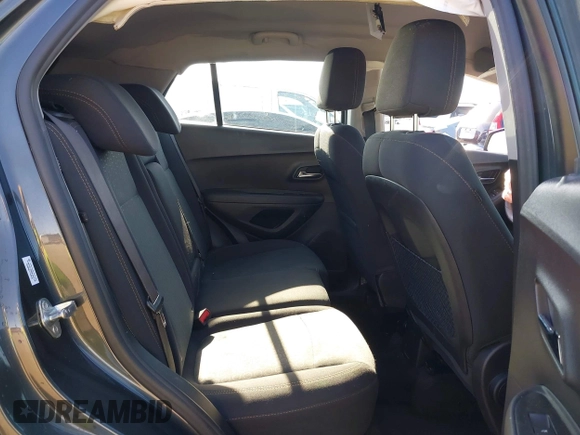 2020 Chevrolet Trax LS with VIN 3GNCJKSB1LL240323, listed as a IAAI auction lot 42011374 with 108,561 mi miles and . Bid and sale history available at carsss.com. Image 8.