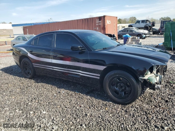 2014 Dodge Charger Police with VIN 2C3CDXAT6EH138040, listed as a Copart auction lot 50969375 with 178,557 mi miles and Salvage Title. Bid and sale history available at carsss.com. Image 4.