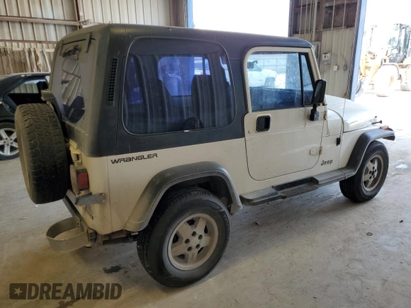1995 Jeep Wrangler with VIN 1J4FY29SXSP309742, listed as a Copart auction lot 82399484 with 167,866 mi miles and Salvage Title. Bid and sale history available at carsss.com. Image 3.