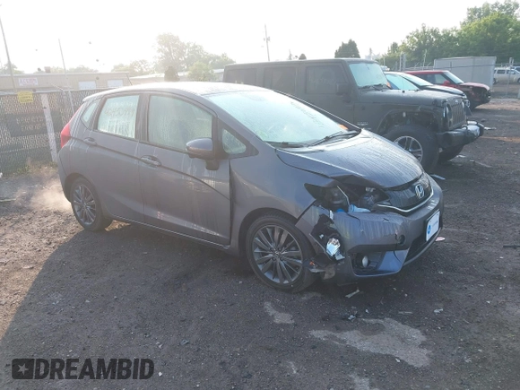 2015 Honda Fit EX with VIN 3HGGK5G86FM755209, listed as a IAAI auction lot 42450499 with 29,735 mi miles and . Bid and sale history available at DreamBid. Image 1.