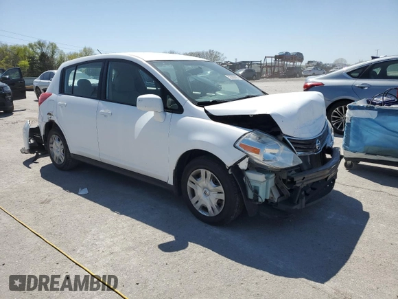 2010 Nissan Versa 1.8 SL with VIN 3N1BC1CP1AL435695, listed as a Copart auction lot 52099085 with 184,891 mi miles and Salvage Title. Bid and sale history available at carsss.com. Image 4.