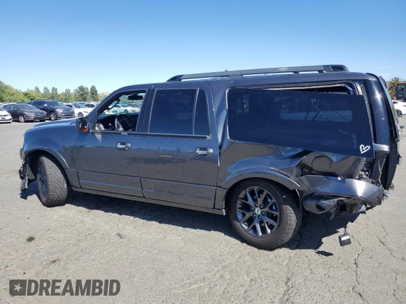 2017 Ford Expedition Max Limited with VIN 1FMJK2AT7HEA66722, listed as a Copart auction lot 58176425 with 108,191 mi miles and Salvage title. Bid and sale history available at DreamBid. Image 2.