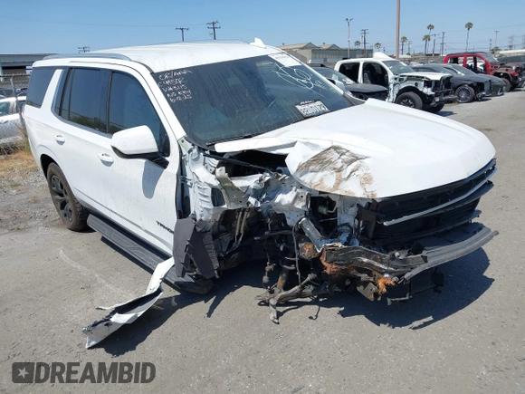 2021 Chevrolet Tahoe LT with VIN 1GNSCNKD7MR103115, listed as a IAAI auction lot 42519654 with 47,834 mi miles and . Bid and sale history available at DreamBid. Image 1.