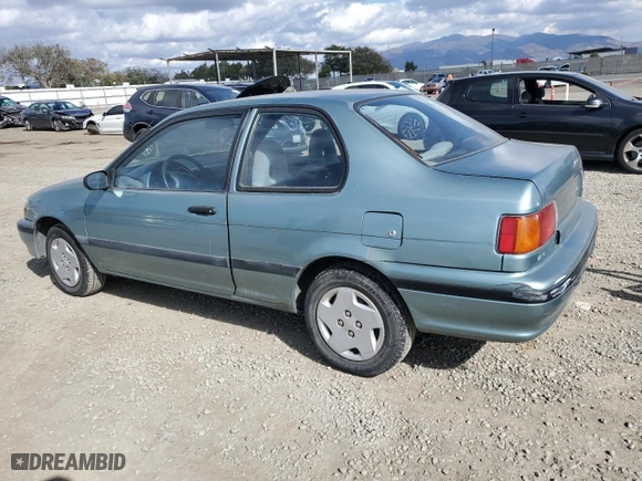1993 Toyota Tercel DX with VIN JT2EL43S8P0368057, listed as a Copart auction lot 44573625 with 229,631 mi miles and Clean Title. Bid and sale history available at carsss.com. Image 2.