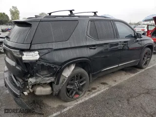 2018 Chevrolet Traverse Premier with VIN 1GNERKKW4JJ264317, listed as a Copart auction lot 47233215 with 101,721 mi miles and Salvage Title. Bid and sale history available at carsss.com. Image 3.