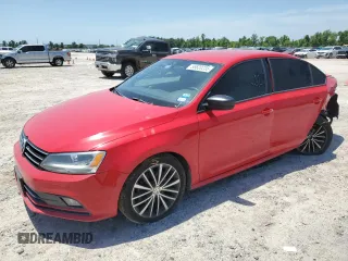 2016 Volkswagen Jetta Sport z VIN 3VWD17AJ7GM406683, wystawiony jako Copart lot #56620235 z przebiegiem 137 211 mil mil oraz Szkoda całkowita • Salvage title. Historia ofert i sprzedaży dostępna na DreamBid. Obrazek 1.