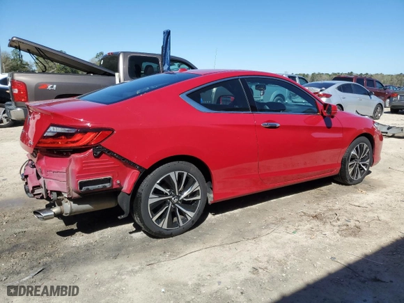 2016 Honda Accord Coupe EX-L with VIN 1HGCT2B81GA005183, listed as a Copart auction lot 49700815 with NaN miles and Salvage Title. Bid and sale history available at carsss.com. Image 3.