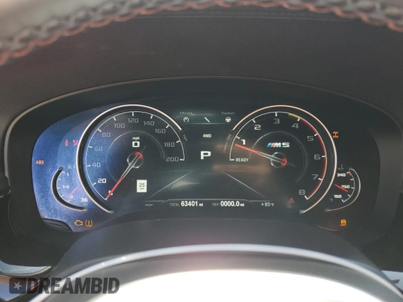 2019 BMW M5 z VIN WBSJF0C56KB446714, wystawiony jako Copart lot #52604265 z przebiegiem 63 401 mil mil oraz Szkoda całkowita • Salvage title. Historia ofert i sprzedaży dostępna na DreamBid. Obrazek 9.