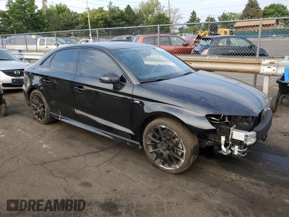 2019 Audi A3 Sedan S line Premium Plus with VIN WAUJEGFF2KA117910, listed as a Copart auction lot 64264884 with 72,352 mi miles and Salvage Title. Bid and sale history available at carsss.com. Image 4.