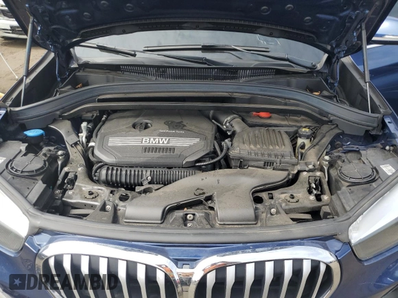 2021 BMW X1 xDrive28i with VIN WBXJG9C0XM5U47141, listed as a Copart auction lot 60645865 with 56,106 mi miles and Salvage title. Bid and sale history available at DreamBid. Image 12.