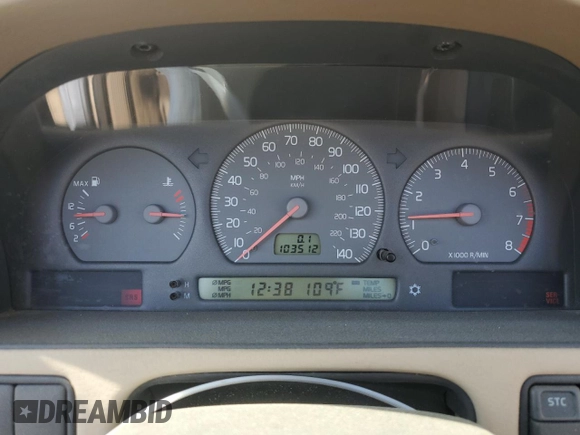 2002 Volvo C70 с VIN YV1NC53D82J030024, выставлен на аукционе Copart как лот 59295205 с пробегом 103 512 миль миль и Чистый • Clean title. История ставок и продаж доступна на DreamBid. Изображение 9.