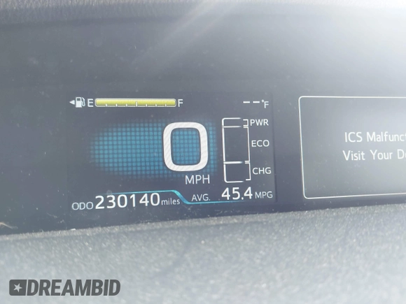 2017 Toyota Prius Two with VIN JTDKARFU7H3049940, listed as a IAAI auction lot 42497958 with 230,140 mi miles and . Bid and sale history available at DreamBid. Image 14.