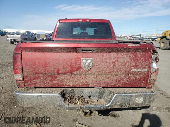 2014 Ram 1500 Tradesman with VIN 1C6RR7FT4ES423531, listed as a Copart auction lot 51441475 with 104,682 mi miles and Salvage Title. Bid and sale history available at carsss.com. Image 6.