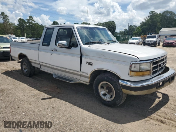 1996 Ford F-150 with VIN 1FTEX15N5TKA43639, listed as a Copart auction lot 62143225 with Not provided miles and Salvage title. Bid and sale history available at DreamBid. Image 4.