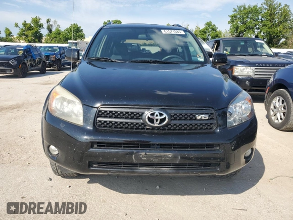 2008 Toyota RAV4 Sport with VIN JTMZK32V786010075, listed as a Copart auction lot 61571685 with 159,918 mi miles and Salvage title. Bid and sale history available at DreamBid. Image 5.