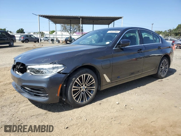 2020 BMW 5 Series with VIN WBAJB1C06LCD09913, listed as a Copart auction lot 71437384 with 5,544 mi miles and Salvage title. Bid and sale history available at DreamBid. Image 1.