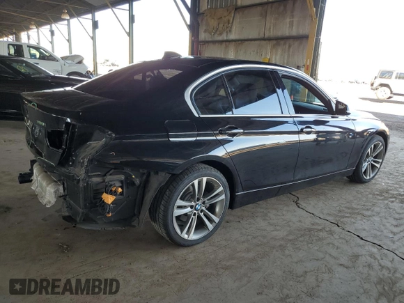 2017 BMW 3 Series 330i with VIN WBA8B9C59HK884512, listed as a Copart auction lot 46275835 with 97,787 mi miles and Salvage Title. Bid and sale history available at carsss.com. Image 3.