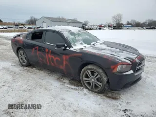 2014 Dodge Charger SXT Plus with VIN 2C3CDXJG3EH315856, listed as a Copart auction lot 87806375 with 177,276 mi miles and Salvage Title. Bid and sale history available at carsss.com. Image 4.