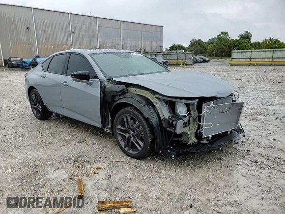 2024 Acura TLX w/A-Spec Package with VIN 19UUB6F5XRA001862, listed as a Copart auction lot 70484204 with 1,400 mi miles and Salvage Title. Bid and sale history available at carsss.com. Image 14.
