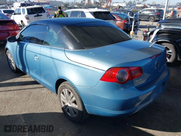 2010 Volkswagen Eos Komfort with VIN WVWBA7AH4AV018914, listed as a IAAI auction lot 41603640 with 86,748 mi miles and . Bid and sale history available at DreamBid. Image 3.
