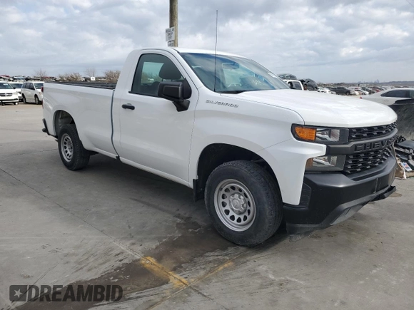2020 Chevrolet Silverado 1500 Work Truck with VIN 3GCNWAEH2LG314435, listed as a Copart auction lot 85661854 with 61,709 mi miles and Salvage Title. Bid and sale history available at DreamBid. Image 4.